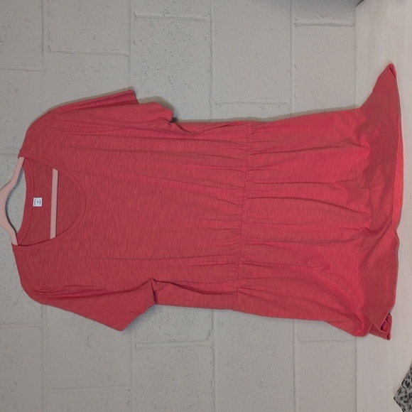 Bundle of Old Navy 100% Cotton T-Shirt Dress Leopard Print and Coral, XXL - Picture 5 of 9